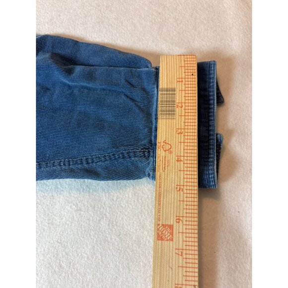 Vintage Eddie Baver Blue Corduroy Button-Down Shirt With Pockets For Men large s - Picture 9 of 12